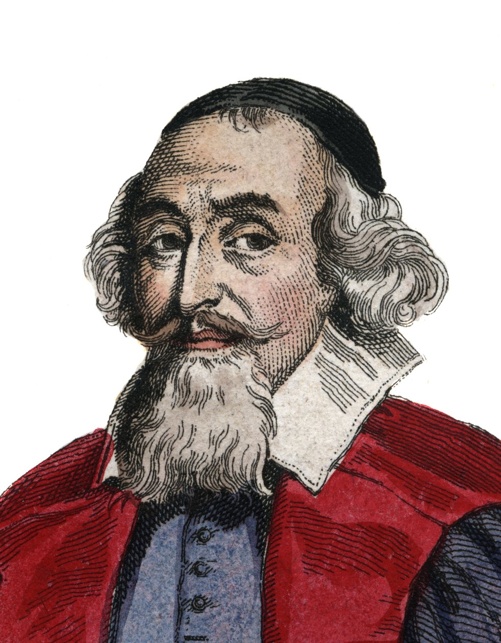 Ranskan valtiomiehen Mathieu Molen (1584-1656) muotokuva. tekijältä French School