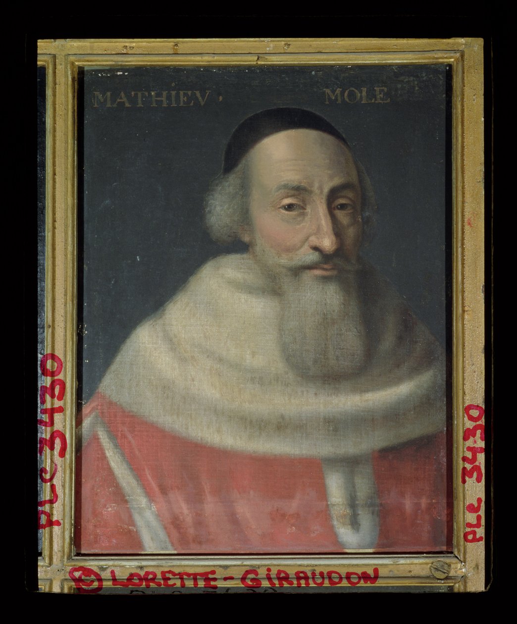 Champlatren herran Mathieu Molen (1584-1656) muotokuva tekijältä French School