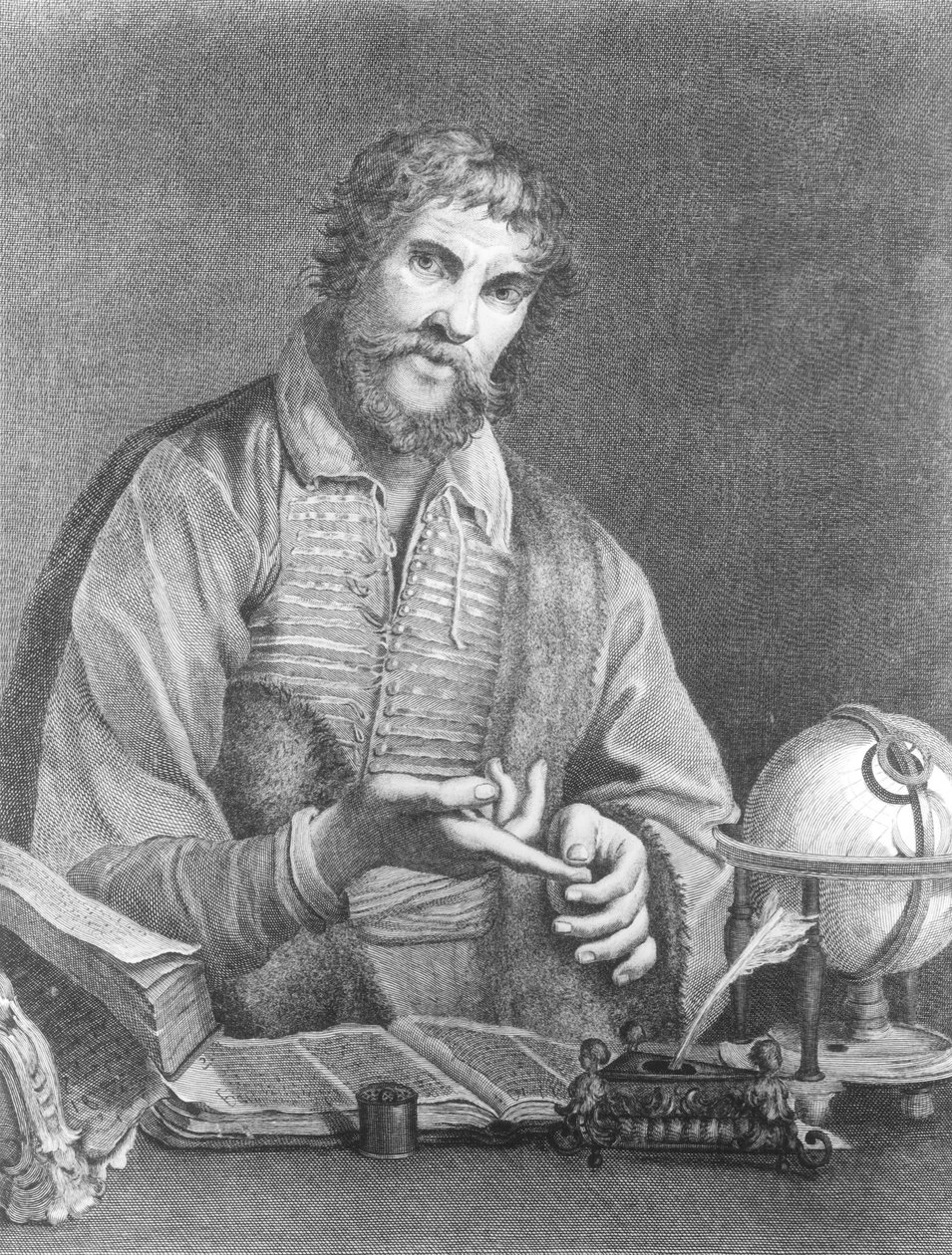 Michel de Nostradamen muotokuva (1503-66) tekijältä French School