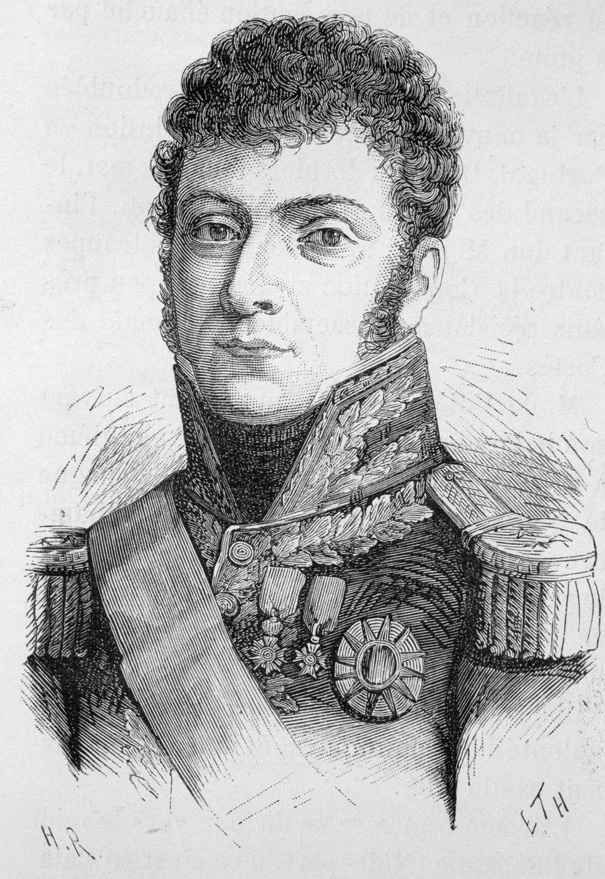 Molitorin, Ranskan marsalkka (1770 - 1849) muotokuva - Henri Martinin "" L