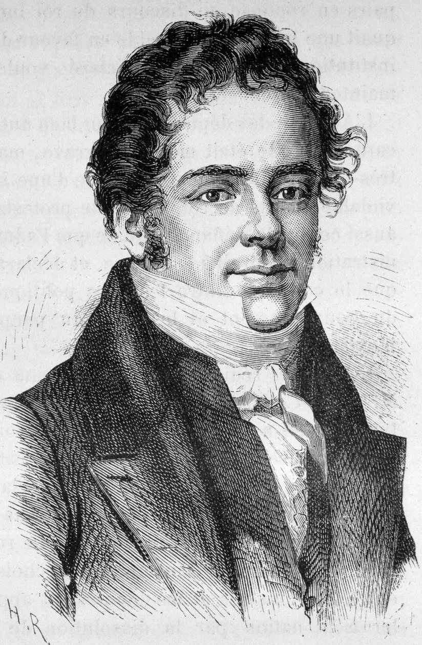 Montbelin, ranskalaisen poliitikon (1787 - 1861) muotokuva - Henri Martinin elokuvassa L’Histoire de France tekijältä French School