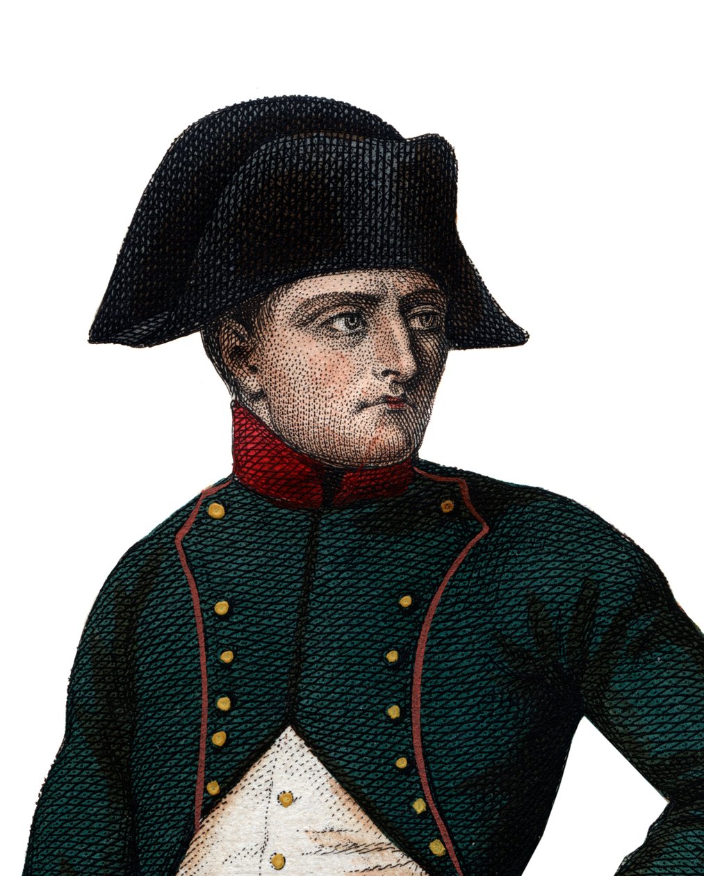 Napoleon Bonaparten (1768-1821) muotokuva ensimmäisenä konsulina. tekijältä French School