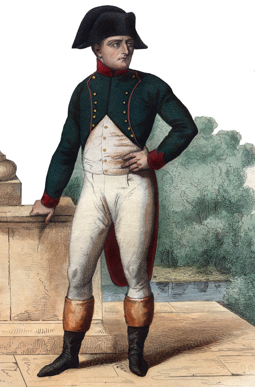 Napoleon Bonaparten (1768-1821) muotokuva ensimmäisenä konsulina. tekijältä French School