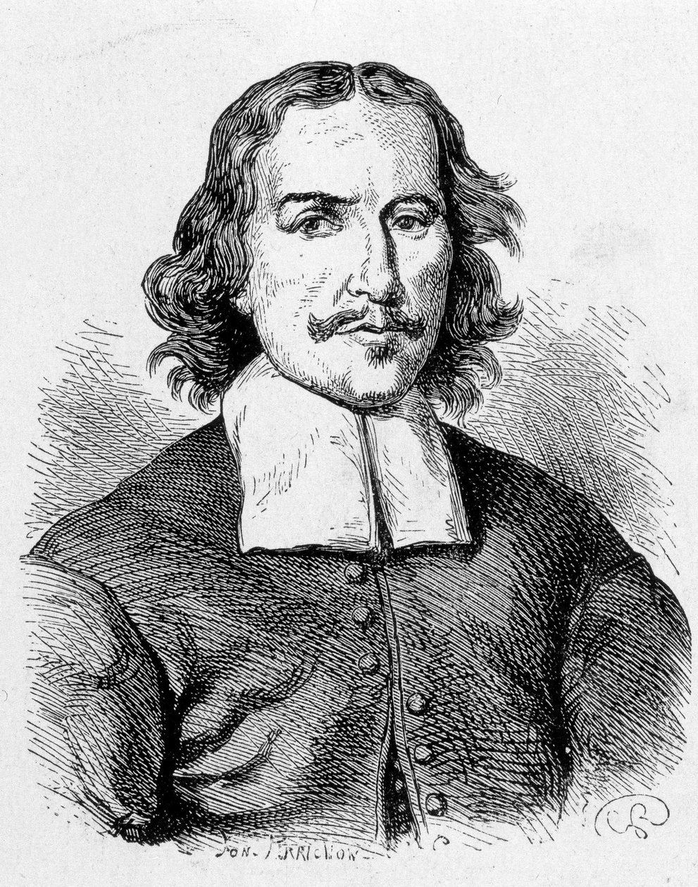 Otto von Guericken muotokuva (Otto de Guericke tekijältä French School