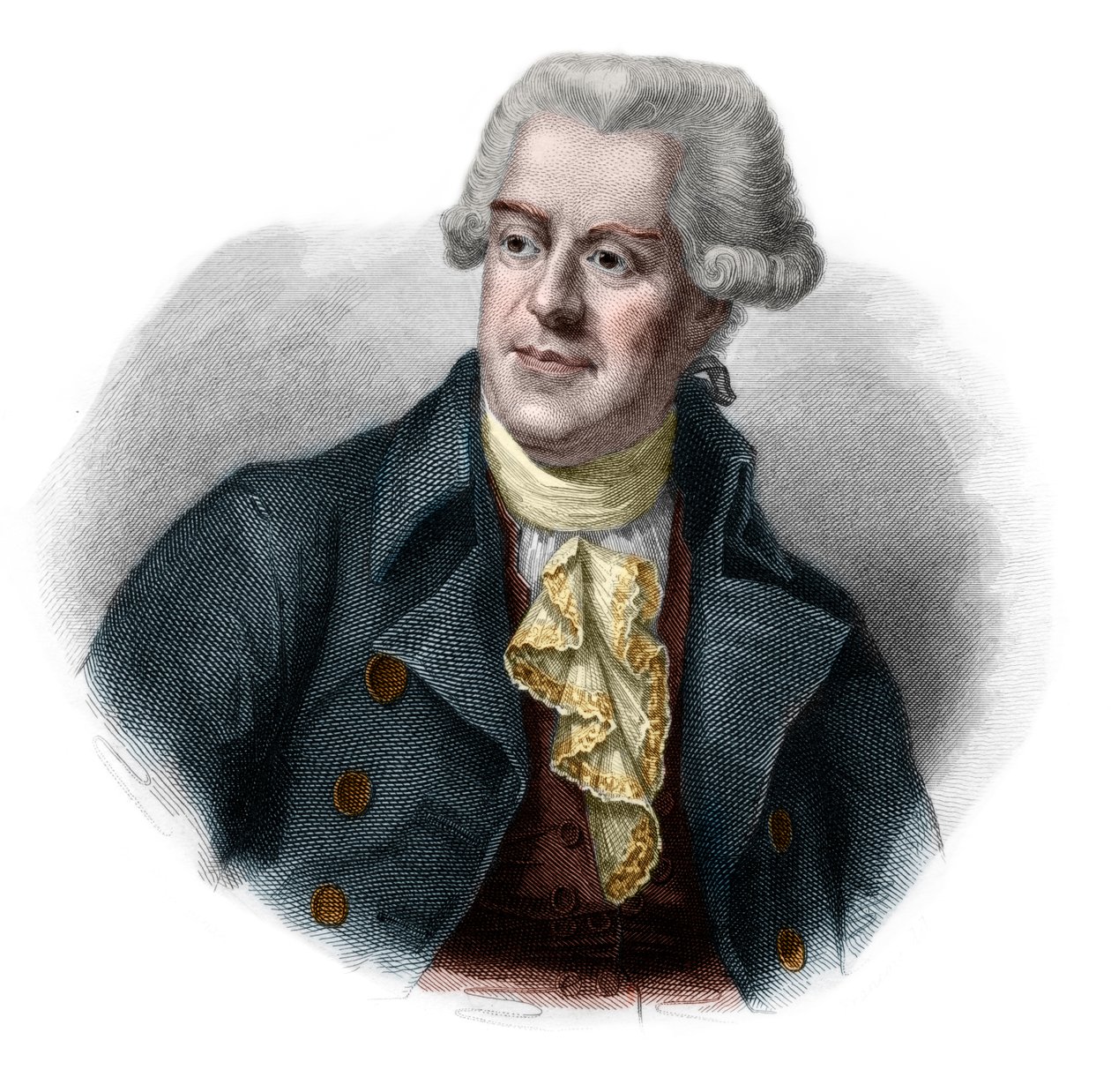 Pascal (Pasquale) Paolin (1725-1807) muotokuva Korsikan patriootista ja johtajasta. tekijältä French School
