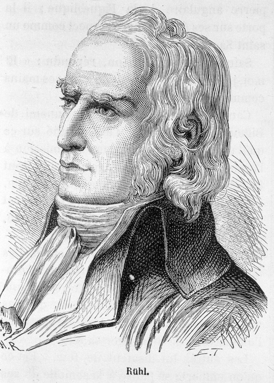 Muotokuva ranskalaisesta poliitikosta Philippe Jacques Ruhlista (1737-1795) - Henri Martinin "" L