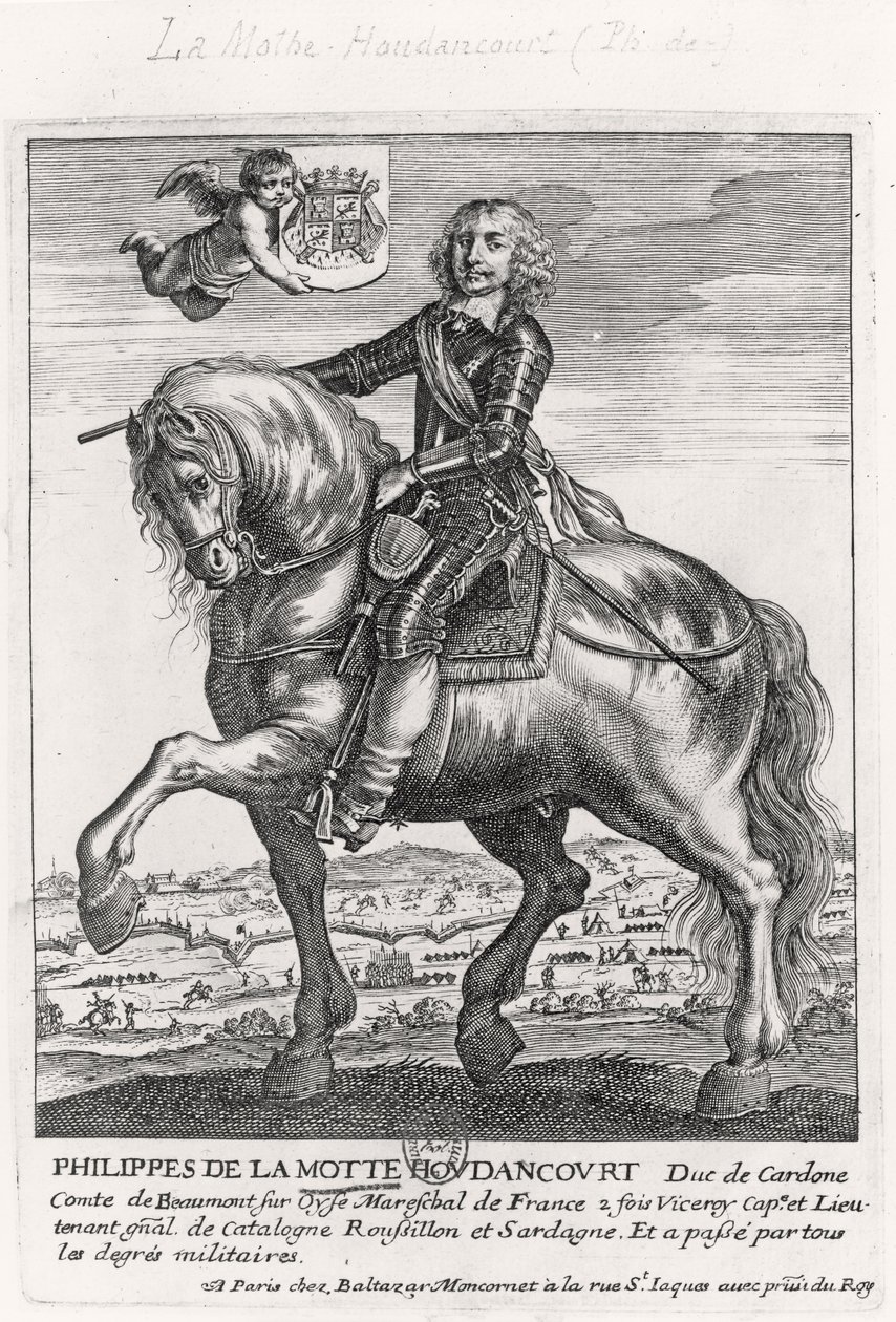 Muotokuva Philippe de La Mothe Houdancourtista (1605-57) tekijältä French School