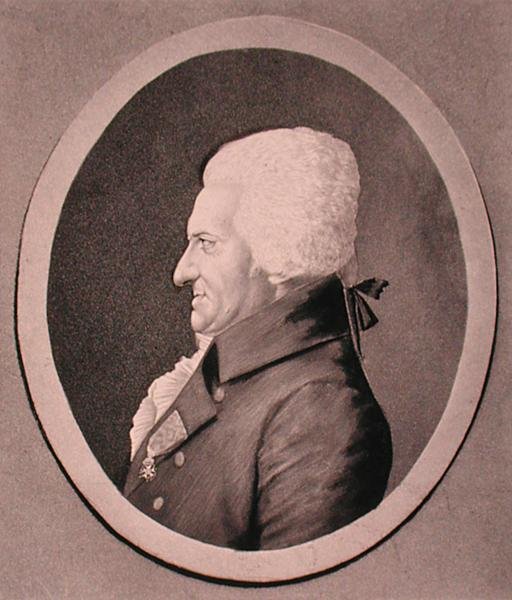 Edme Quenedeyn (1756-1830) kaivertama Pierre-Alexandre Monsignyn (1729-1817) muotokuva (kaiverrus) tekijältä French School