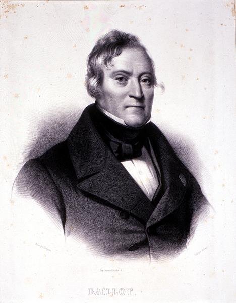 Pierre Baillotin (1771-1842) muotokuva Julienin kaivertama (litho) tekijältä French School
