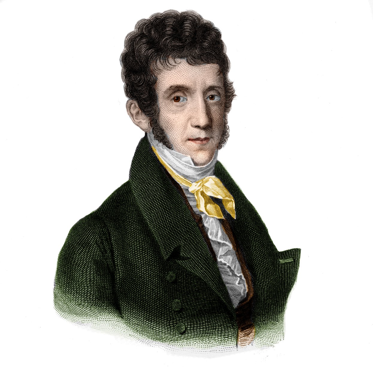 Pierre Balguerien (1779-1825) viinikauppiaan muotokuva. tekijältä French School