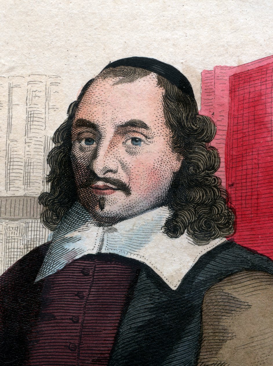 Pierre Corneillen (1606-1684), ranskalaisen näytelmäkirjailijan muotokuva. tekijältä French School