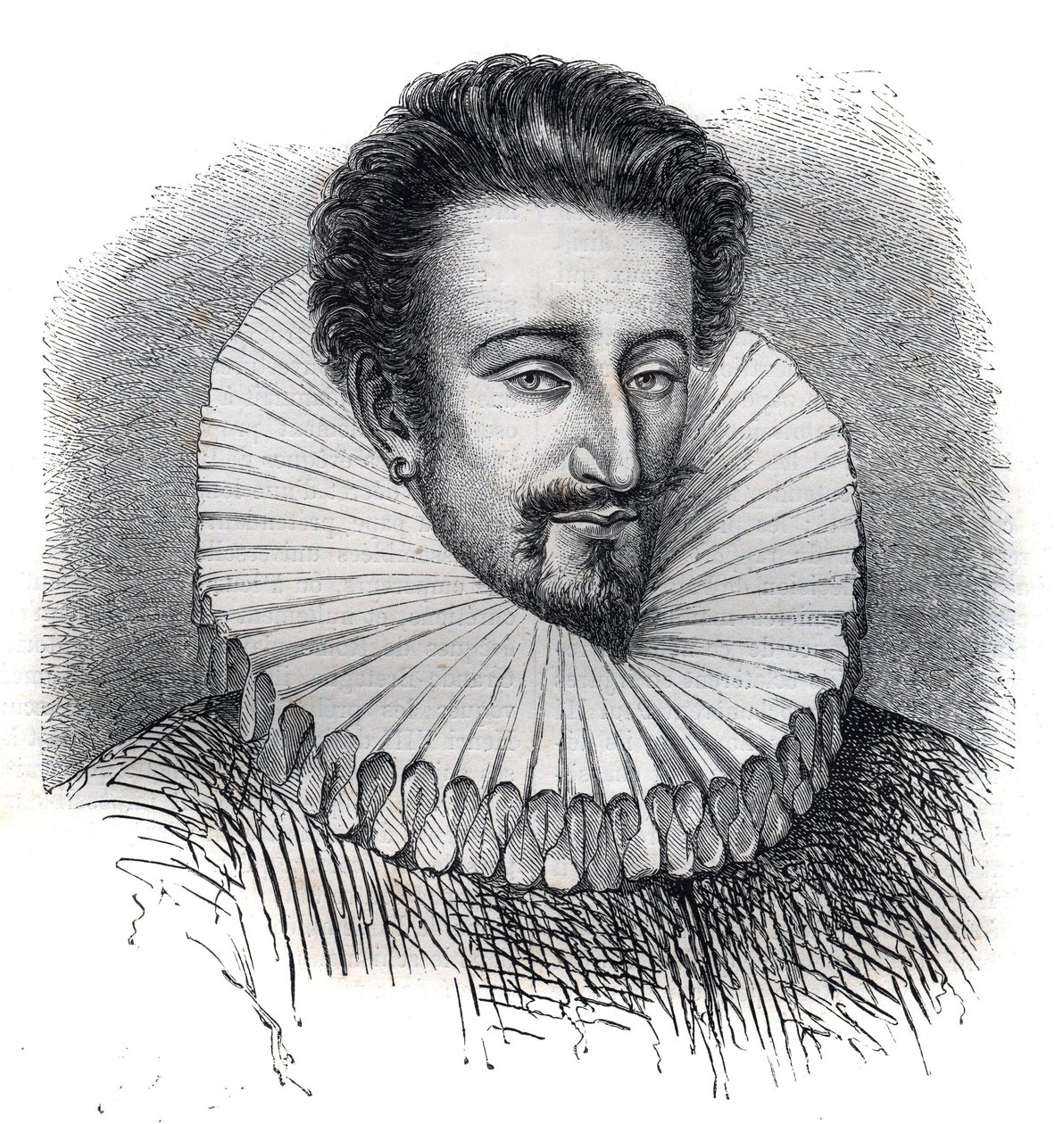 Pierre Farnesen (Pietro Farnese) (1350-1415) muotokuva. Hänellä on mansikkakaulus. Kaiverrus "" Paavien historiaan (...) Kuningatarkuninkaan ja keisarien rikokset vuosisatojen ajan" Maurice Lachatre tekijältä French School