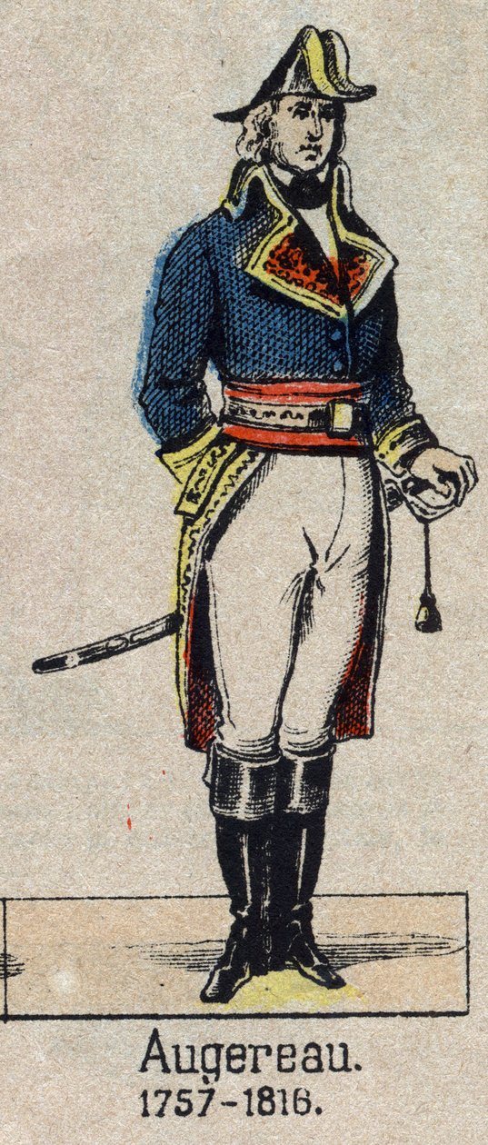 Muotokuva "" Pierre Francois Charles Augereausta, Castiglionen herttua (marsalkka Augereau) Marechal Ranskasta (Pariisi) tekijältä French School