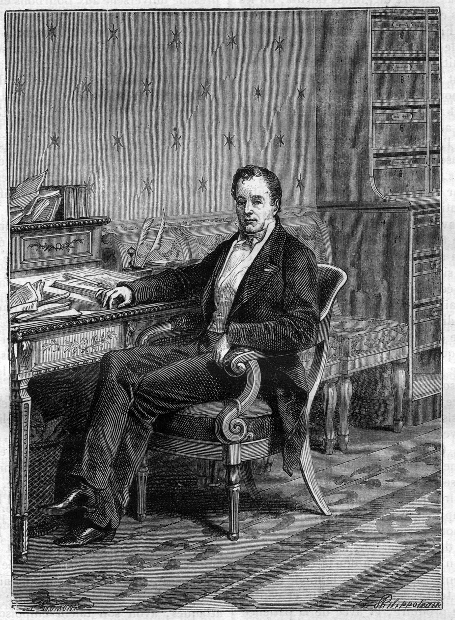 Pierre Paul Royer-Collardin muotokuva (Royer Collard tekijältä French School