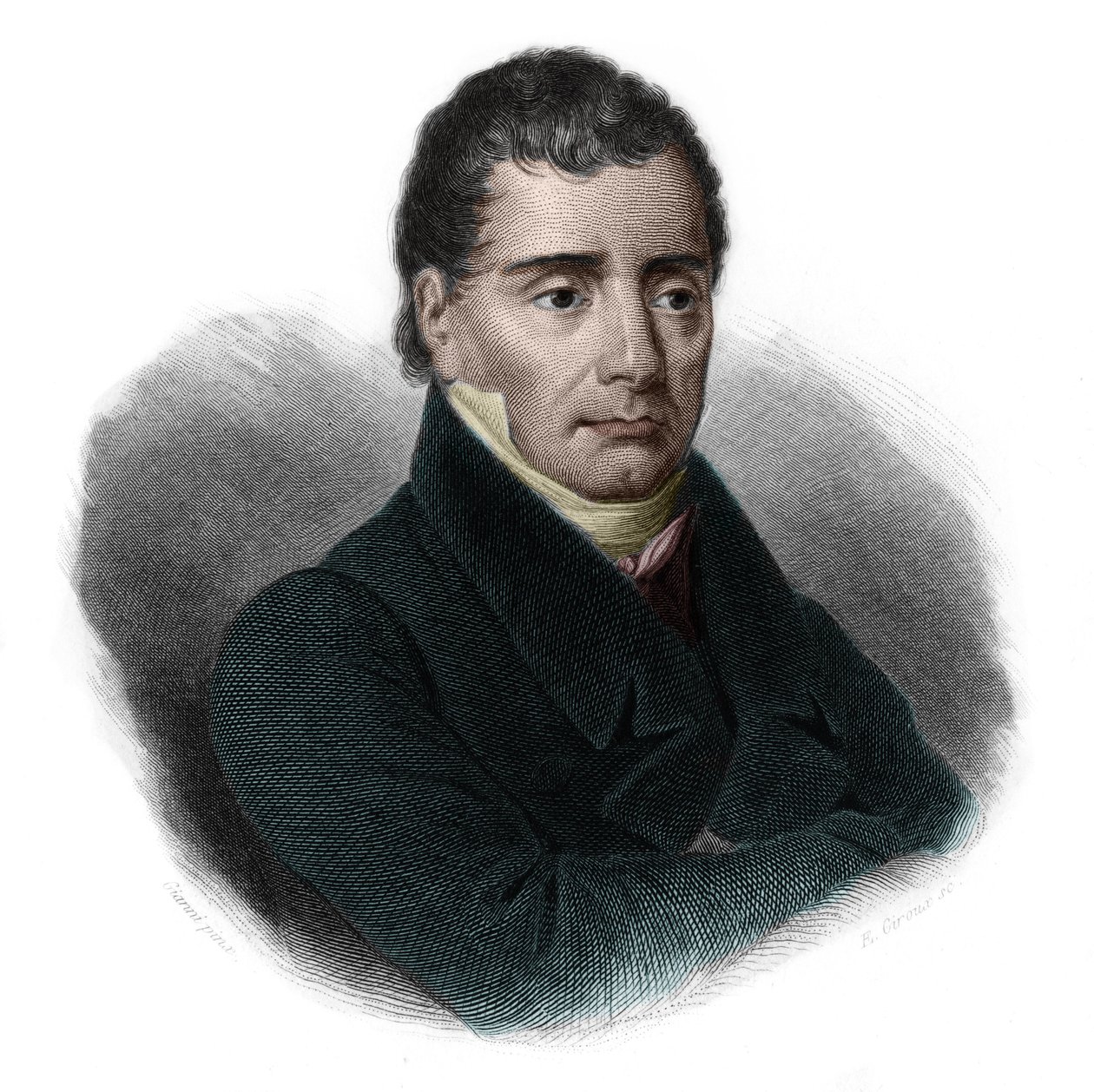 Pierre Paul Royer-Collardin muotokuva (Royer Collard tekijältä French School