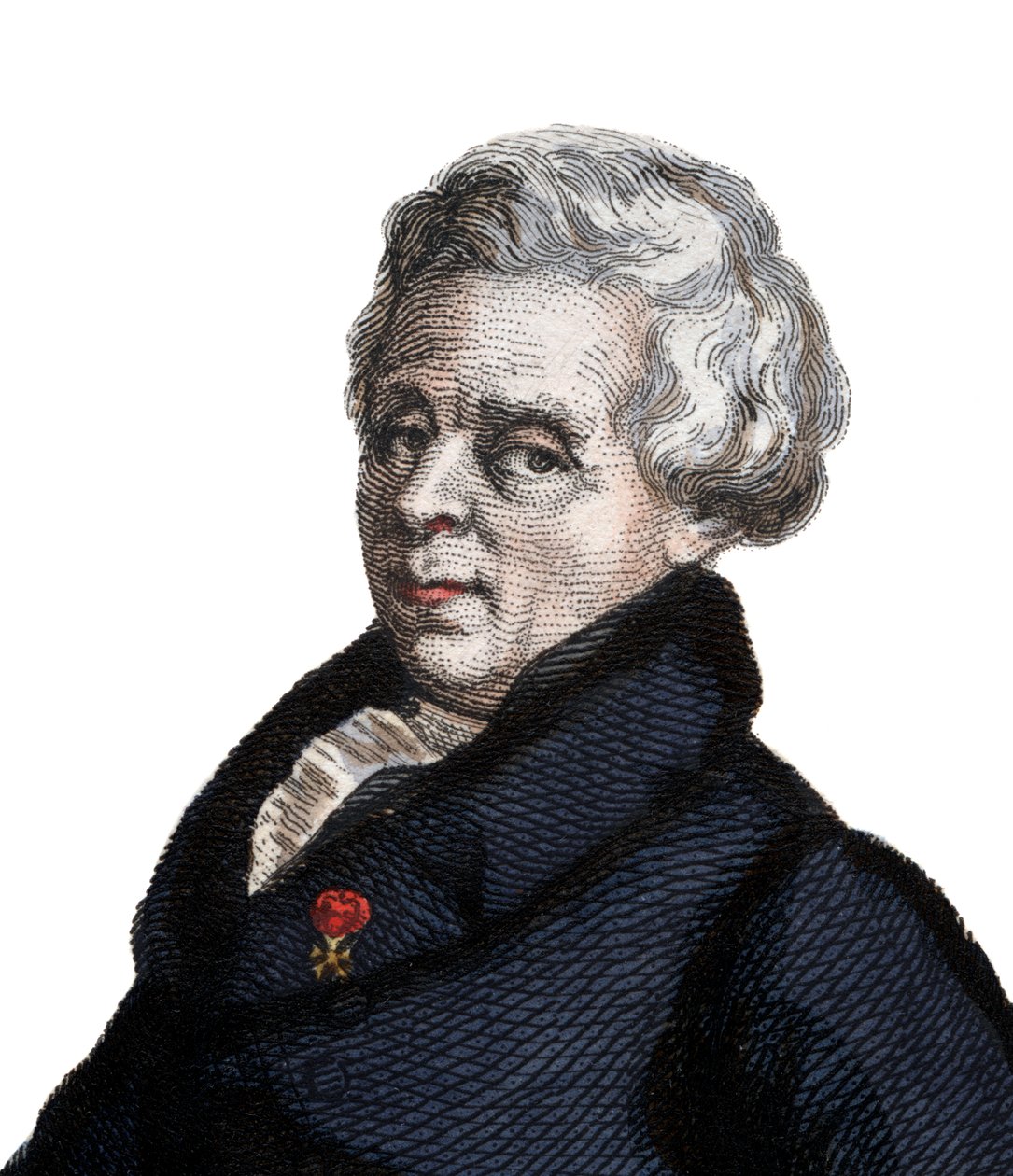 Pierre Simonin, markiisi de Laplacen (La Place) (1749-1827), ranskalaisen matemaatikon ja tähtitieteilijän muotokuva. tekijältä French School