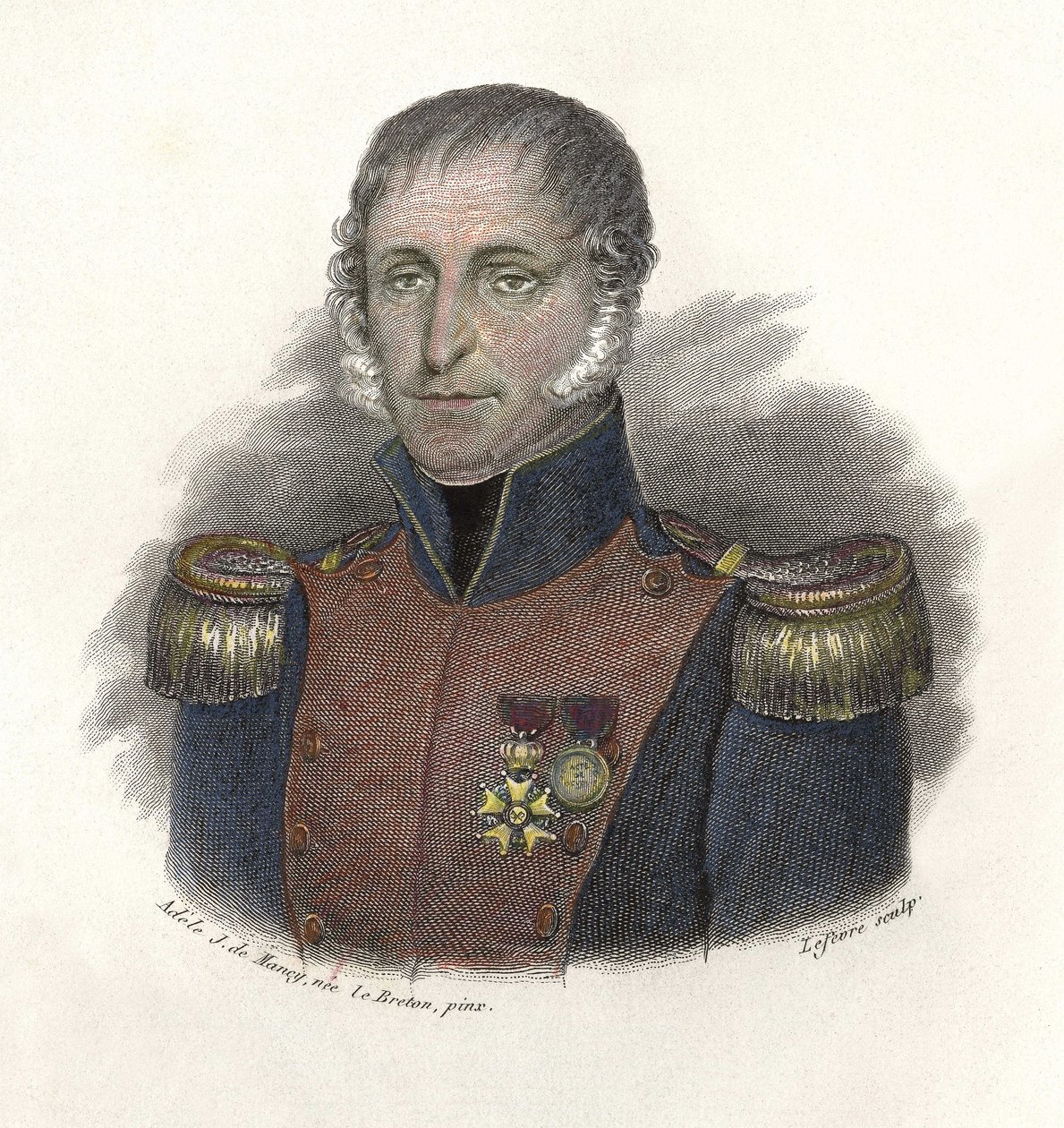 Pierre Thomas Laurent Pailletten muotokuva tekijältä French School