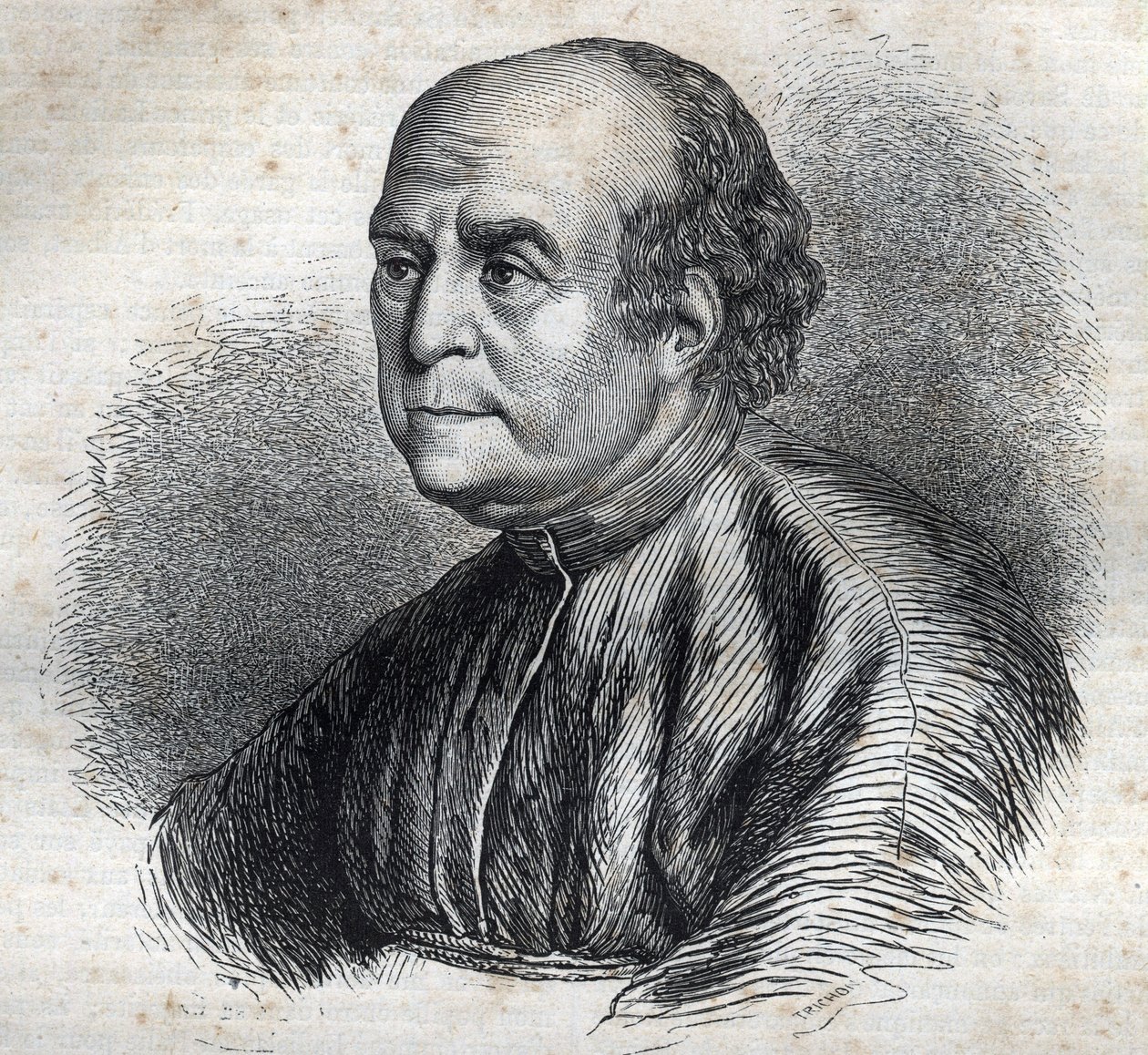 Paavi Nikolai V:n muotokuva (1398-1455) Kaiverrus Maurice Lachatren teokseen "History of the Popes" (...) Kuningatarkuninkaan ja keisarien rikokset vuosisatojen ajan tekijältä French School