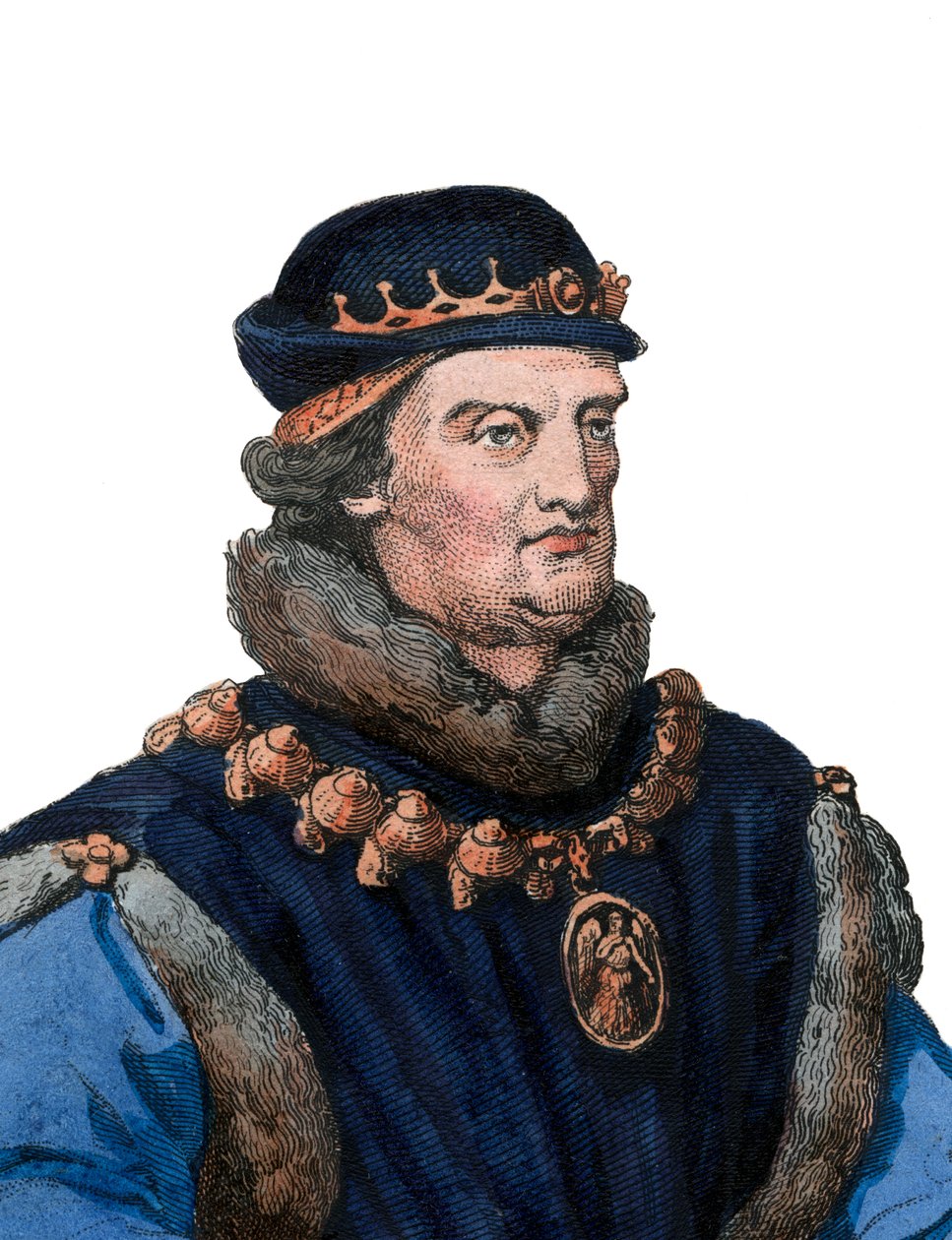Anjoulaisen Renen muotokuva, joka tunnetaan myös nimellä Napolin kuningas Rene I (1409-1480). tekijältä French School