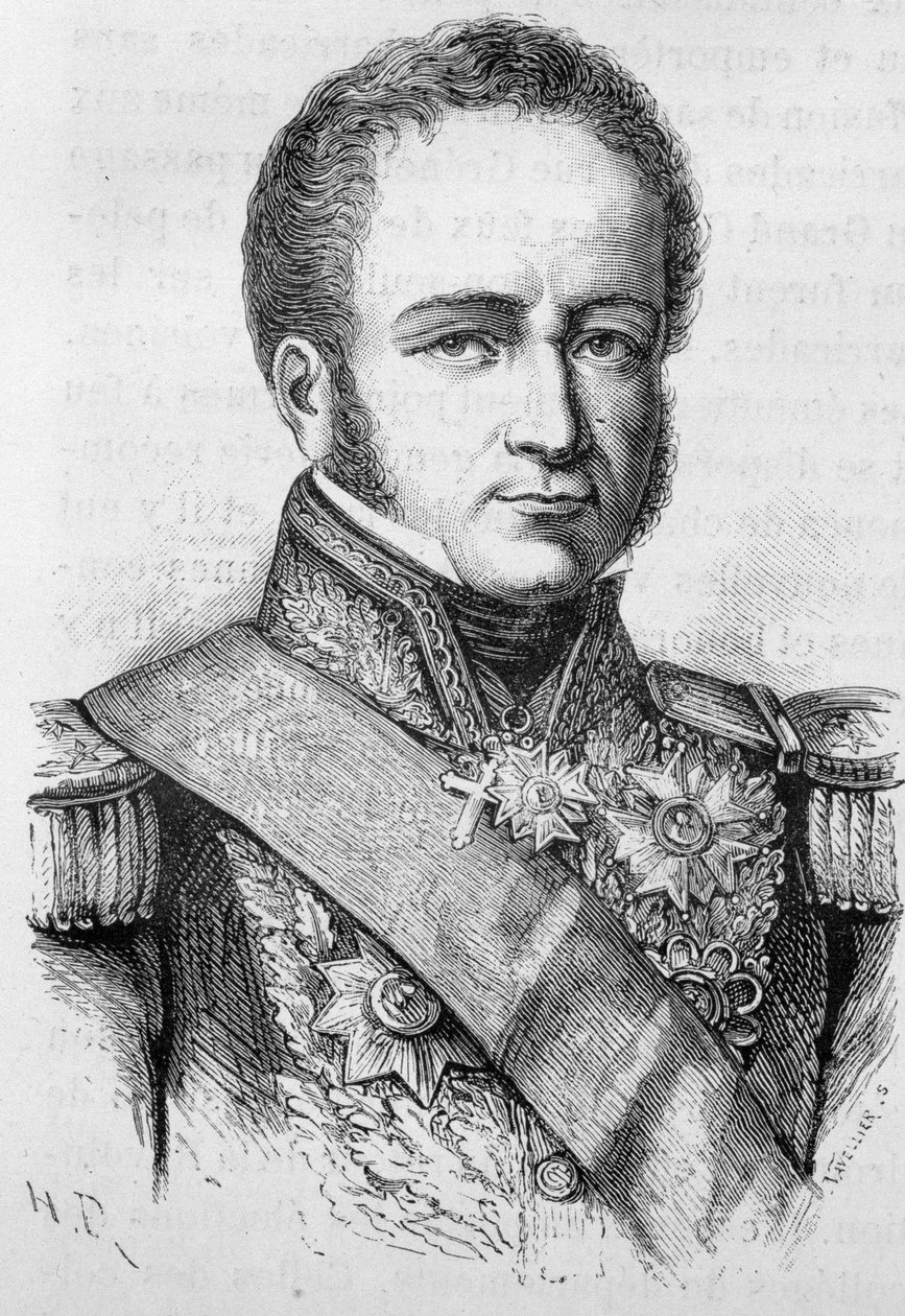 Rignyn, ranskalaisen amiraalin (1782 - 1835) muotokuva - Henri Martinin "" L