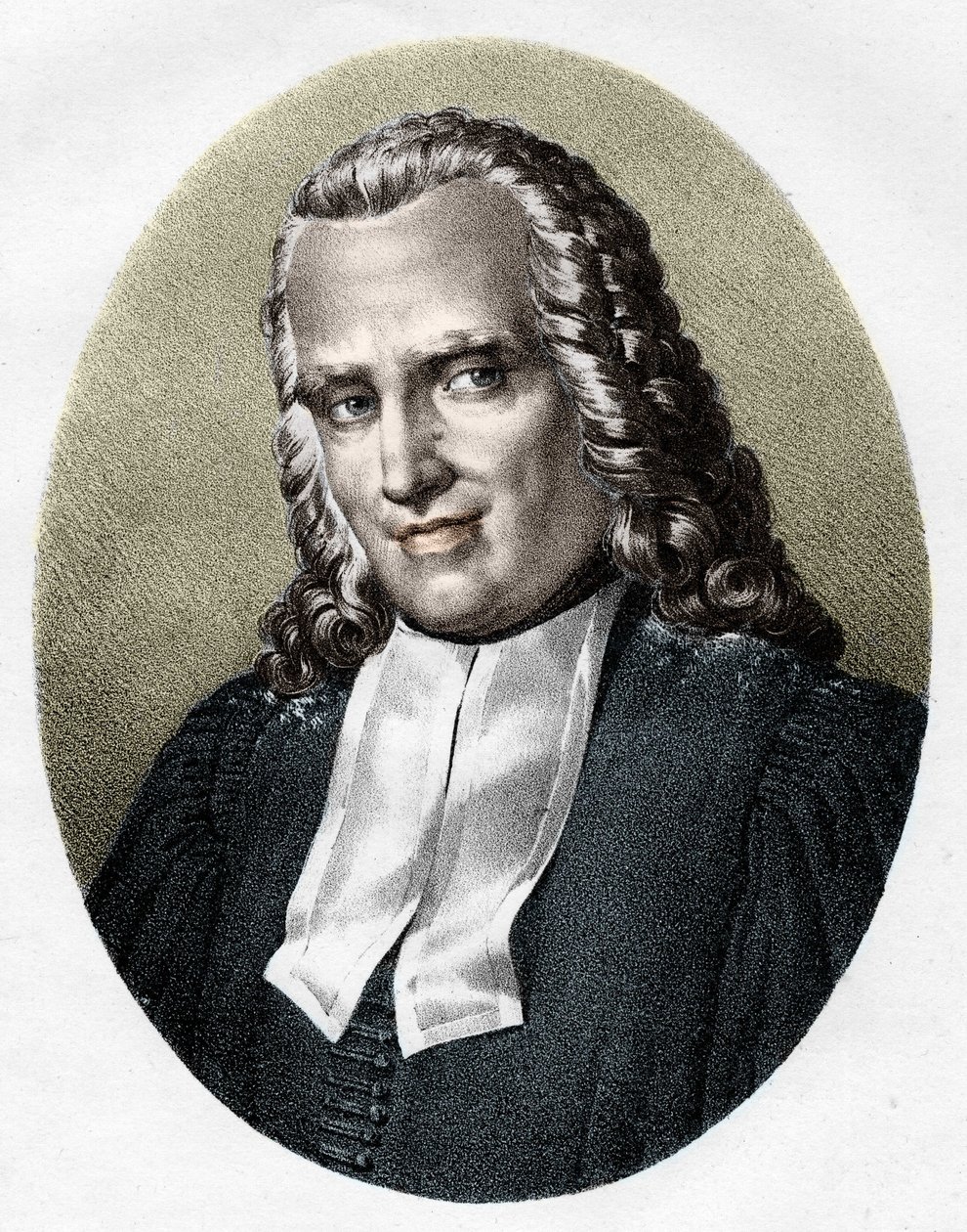 Muotokuva Robert Joseph Pothierista (1699-1772), ranskalaisesta juristista. tekijältä French School