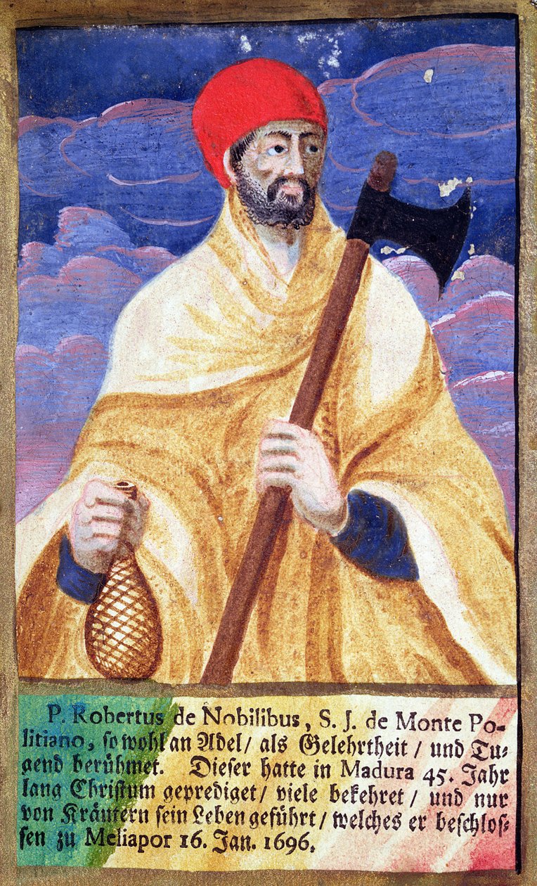 Roberto de Nobilin (1577-1656) muotokuva tekijältä French School