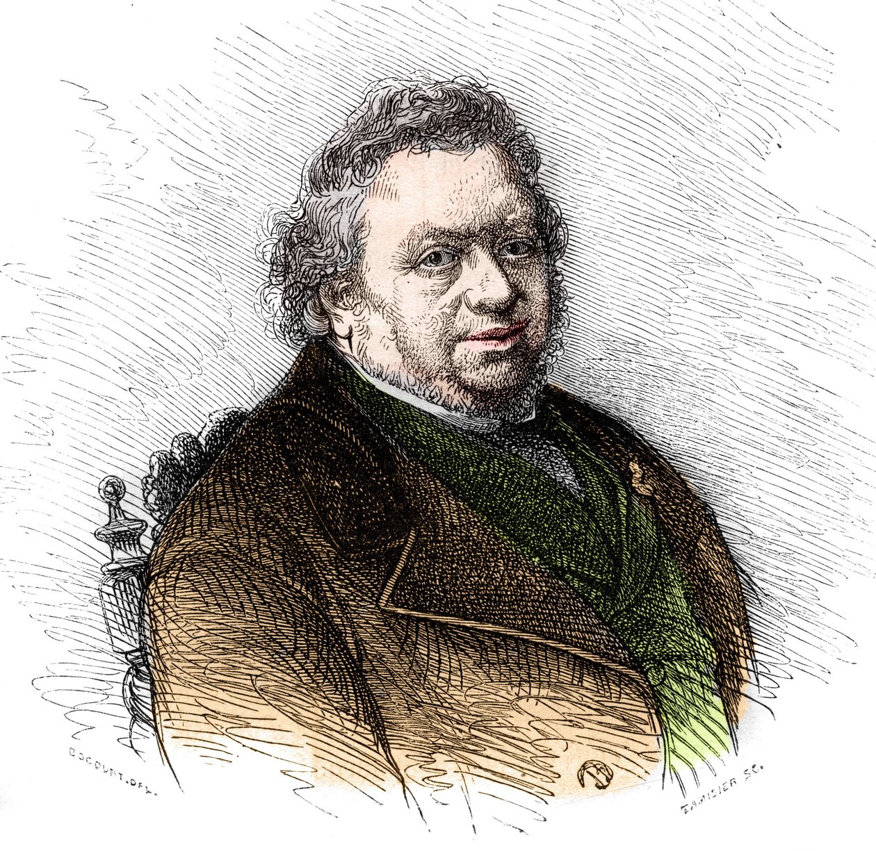 Muotokuva Saintinen (Xavier Boniface de Saintine tekijältä French School