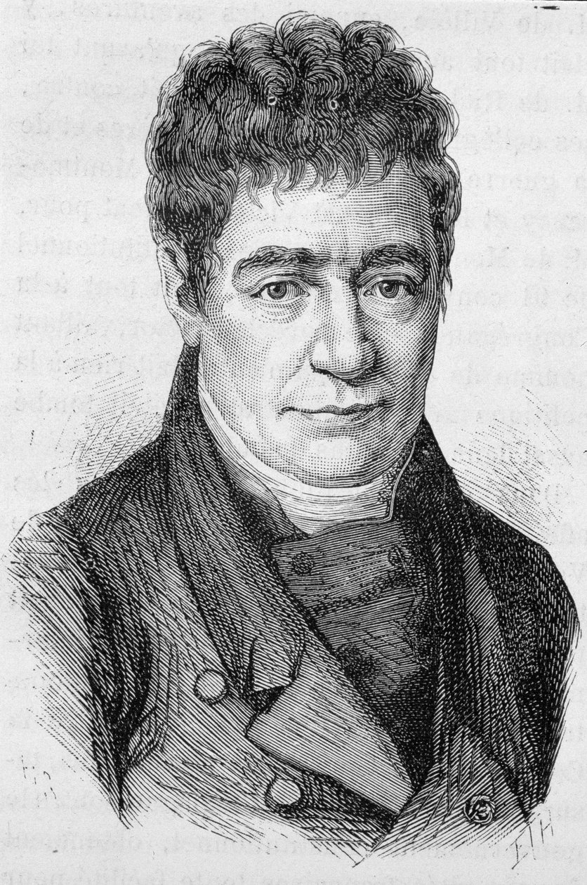 Silvestre de Sacyn muotokuva - Henri Martinin "Ranskan historiassa". tekijältä French School