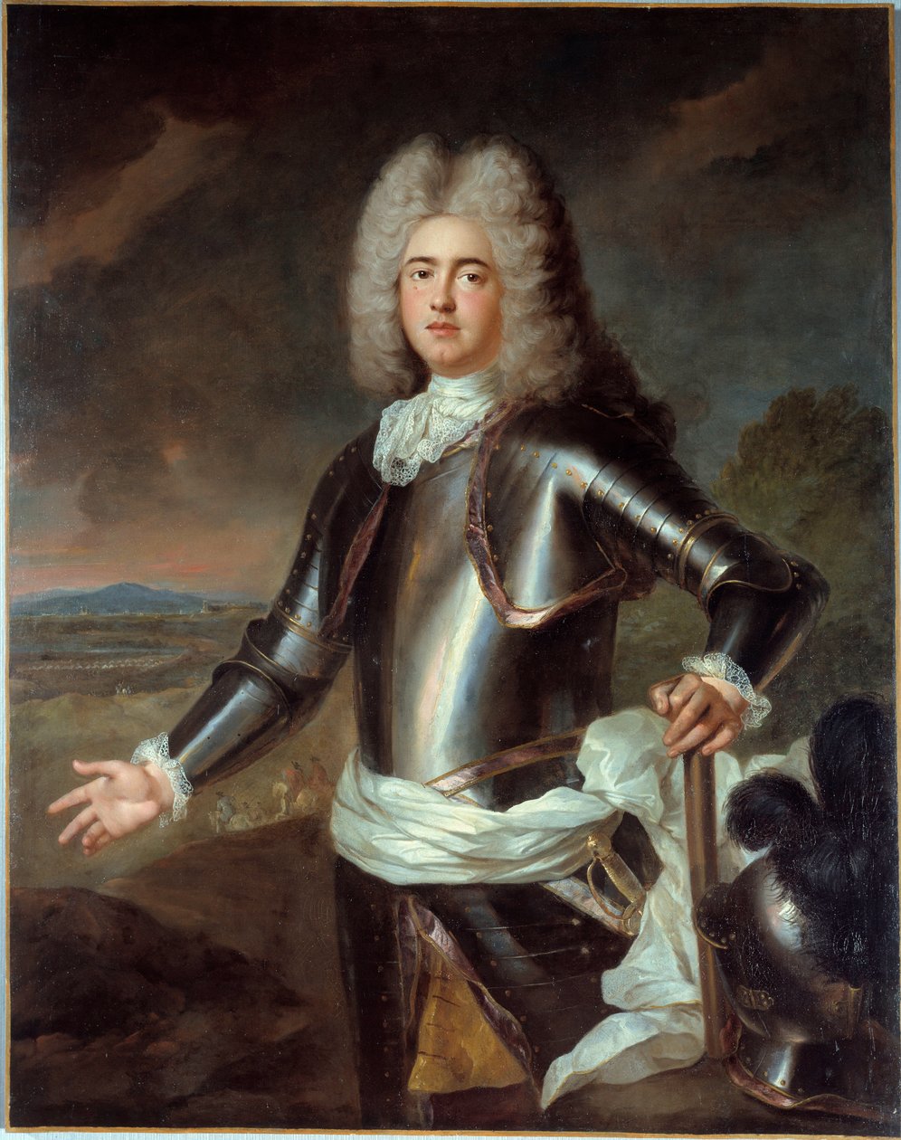 Simon Arnauldin, Pomponen markiisin (1618 - 1699) muotokuva. Anonyymi maalaus tekijältä French School