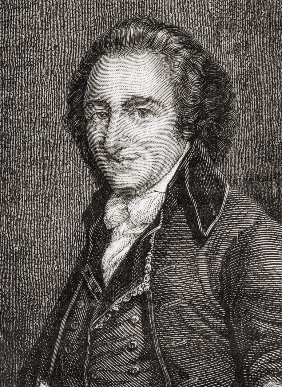 Thomas Painen (1737-1809) muotokuva (kaiverrus) tekijältä French School
