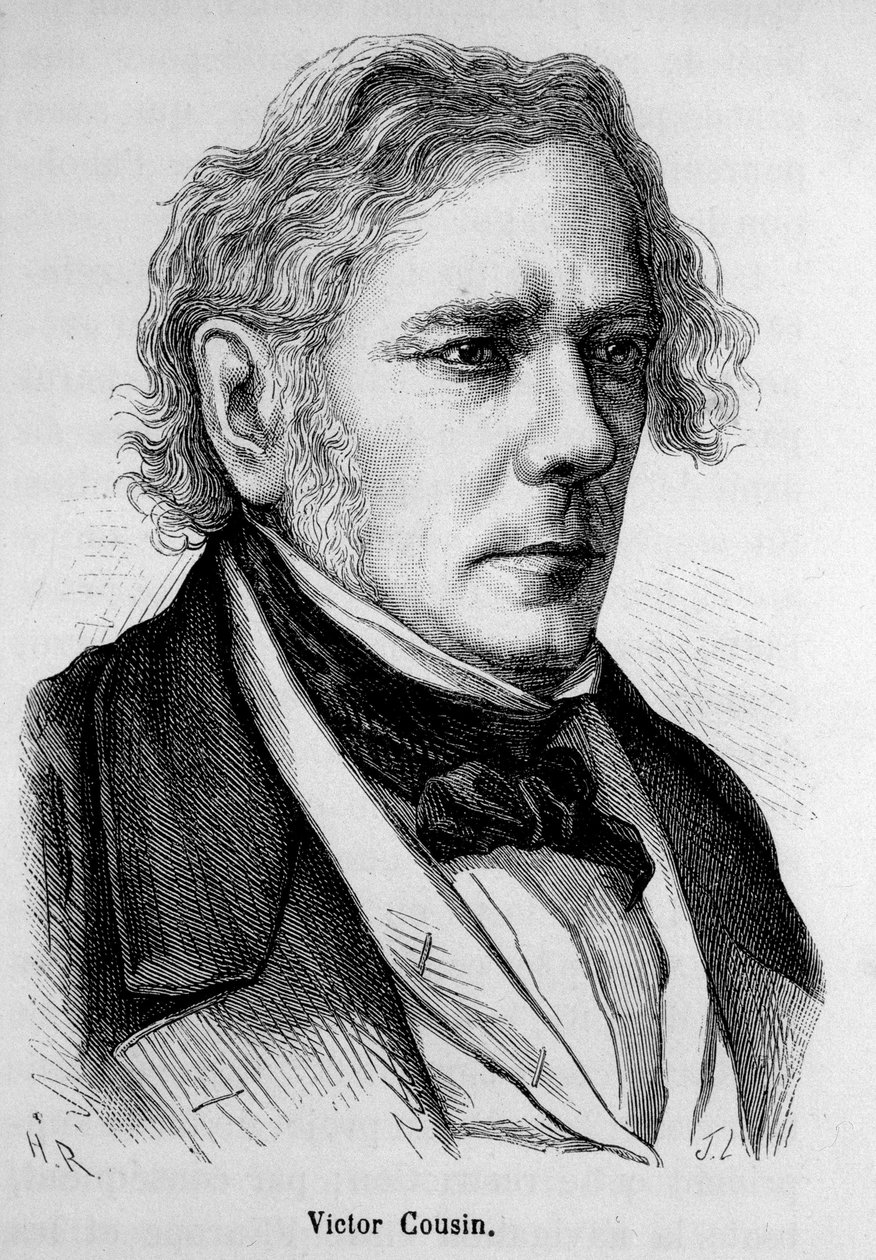 Victor Cousinin (1792 - 1867), ranskalaisen filosofin muotokuva - Henri Martinin "" L