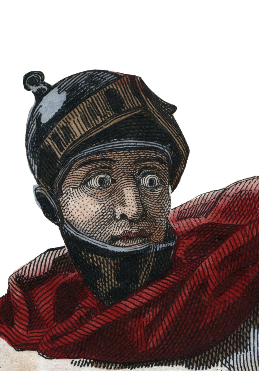 Muotokuva William I Valloittajasta (1027-1087), Normandian herttuasta ja Englannin ensimmäisestä normannikuninkaasta. tekijältä French School