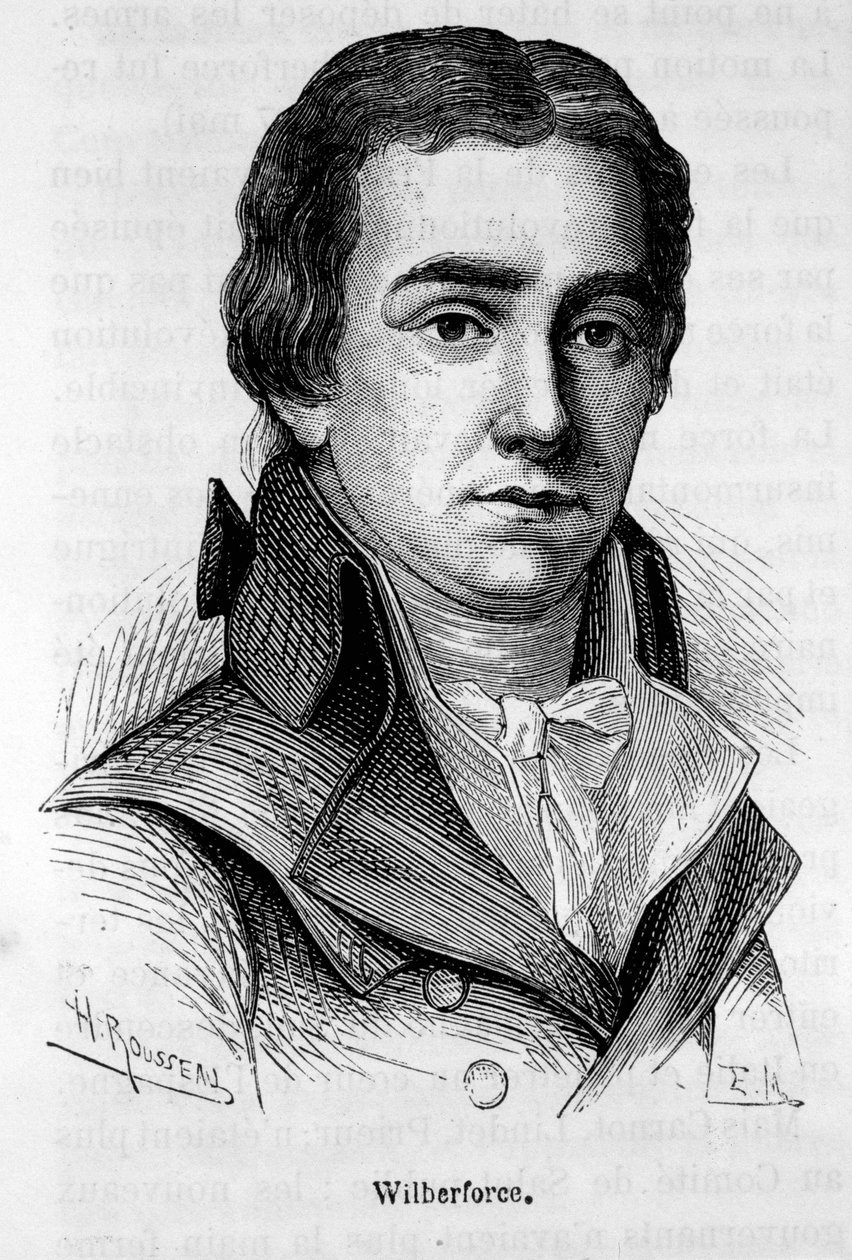 Englannin poliitikon William Wilberforcen (1759-1833) muotokuva - Henri Martinin elokuvassa L