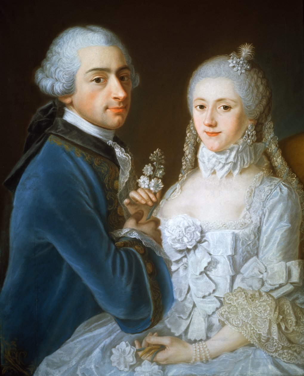Avioparin muotokuva, 1752 tekijältä French School