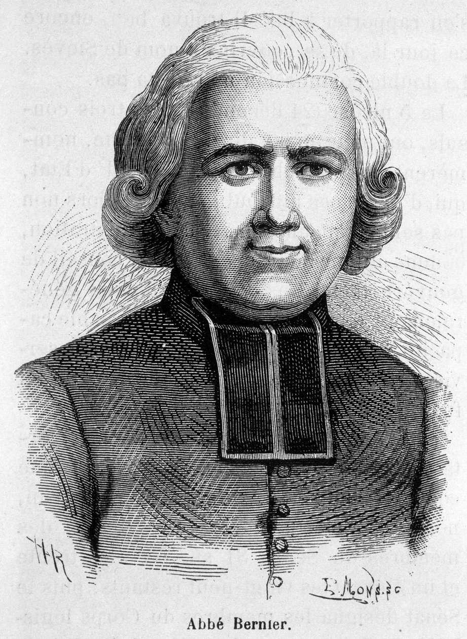 Abbe Bernierin muotokuva, Ranskan prelaatti (1762-1806) tekijältä French School