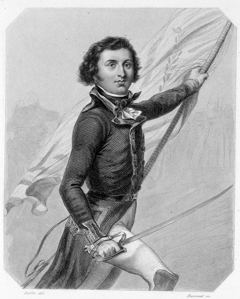 Chartren ja Orleansin herttuan muotokuva, josta tuli Louis-Philippe I (1773-1850), Ranskan kuningas. Kirjassa L