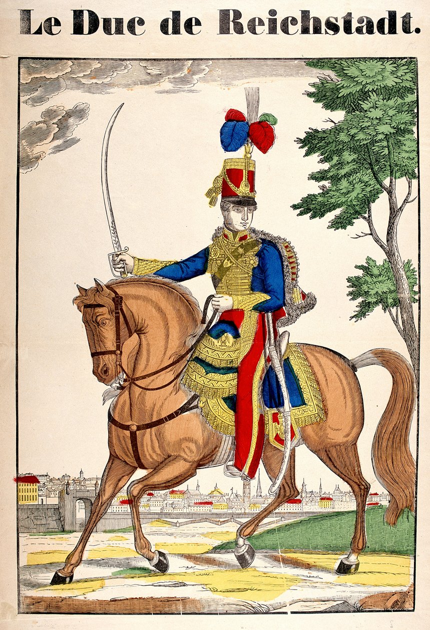 Reichstadtin herttuan Napoleon II:n, keisari Napoleon I:n pojan (1769-1821) muotokuva. Kuva Epinalista tekijältä French School