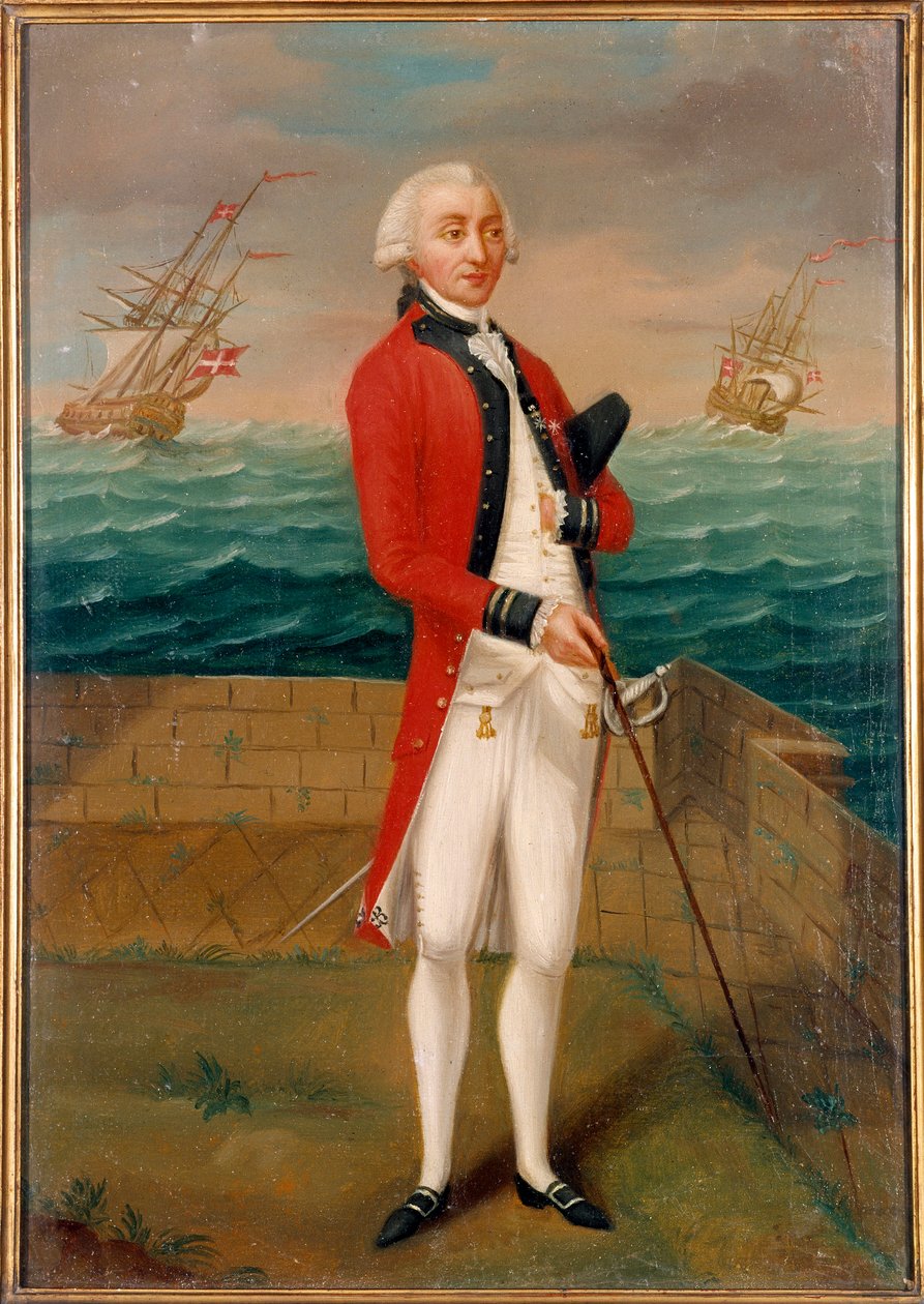 Favray-ritarin (1706-1791) muotokuva Maltan gallerian upseerista Ranskalaisen koulun maalaus. 1700-luvun Pariisi, Legion d