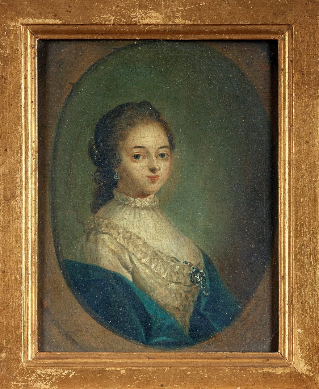 Muotokuva kirjailija Madeleine de Scuderystä tekijältä French School