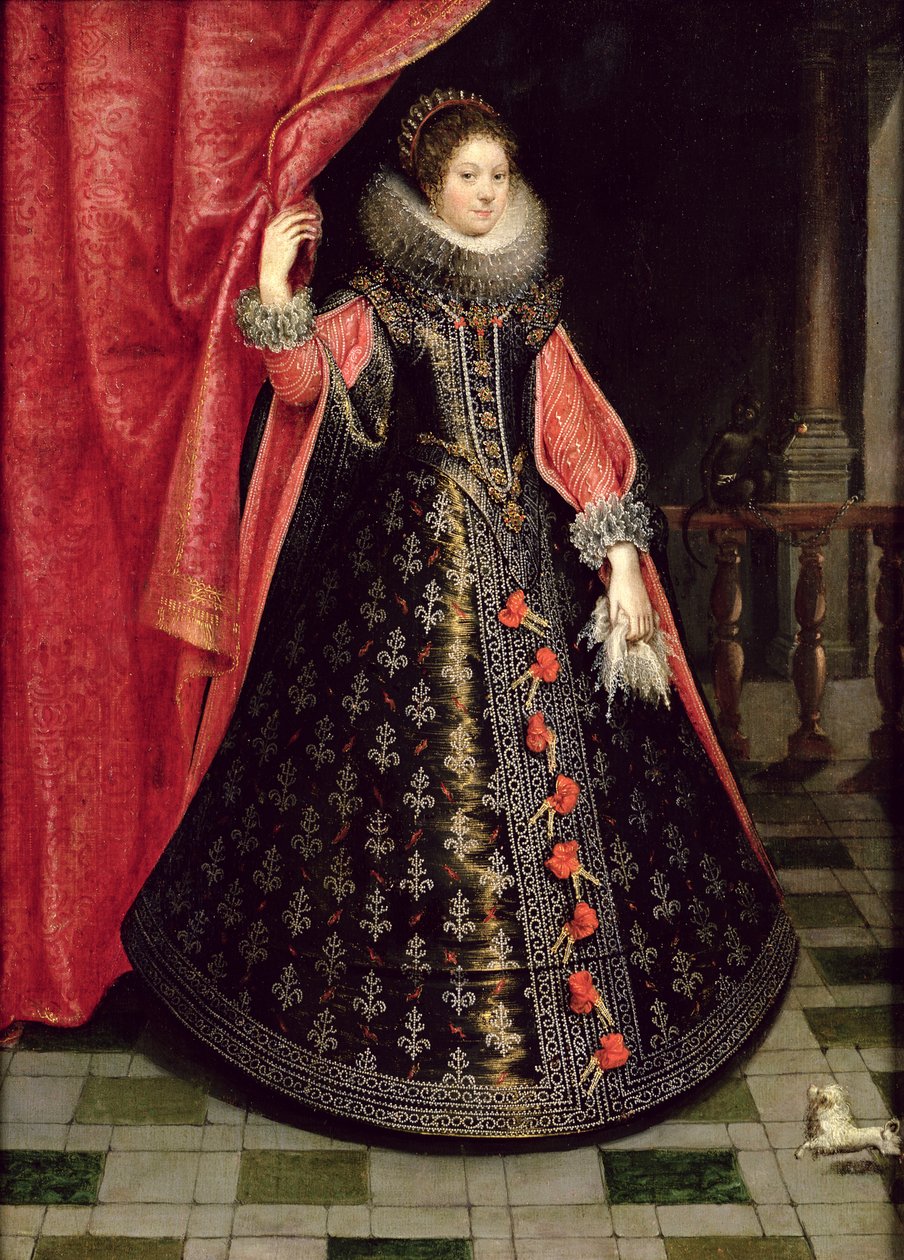 Muotokuvan oletettiin olevan ranskalainen Henrietta Maria (1609-69) vuoden 1625 jälkeen tekijältä French School