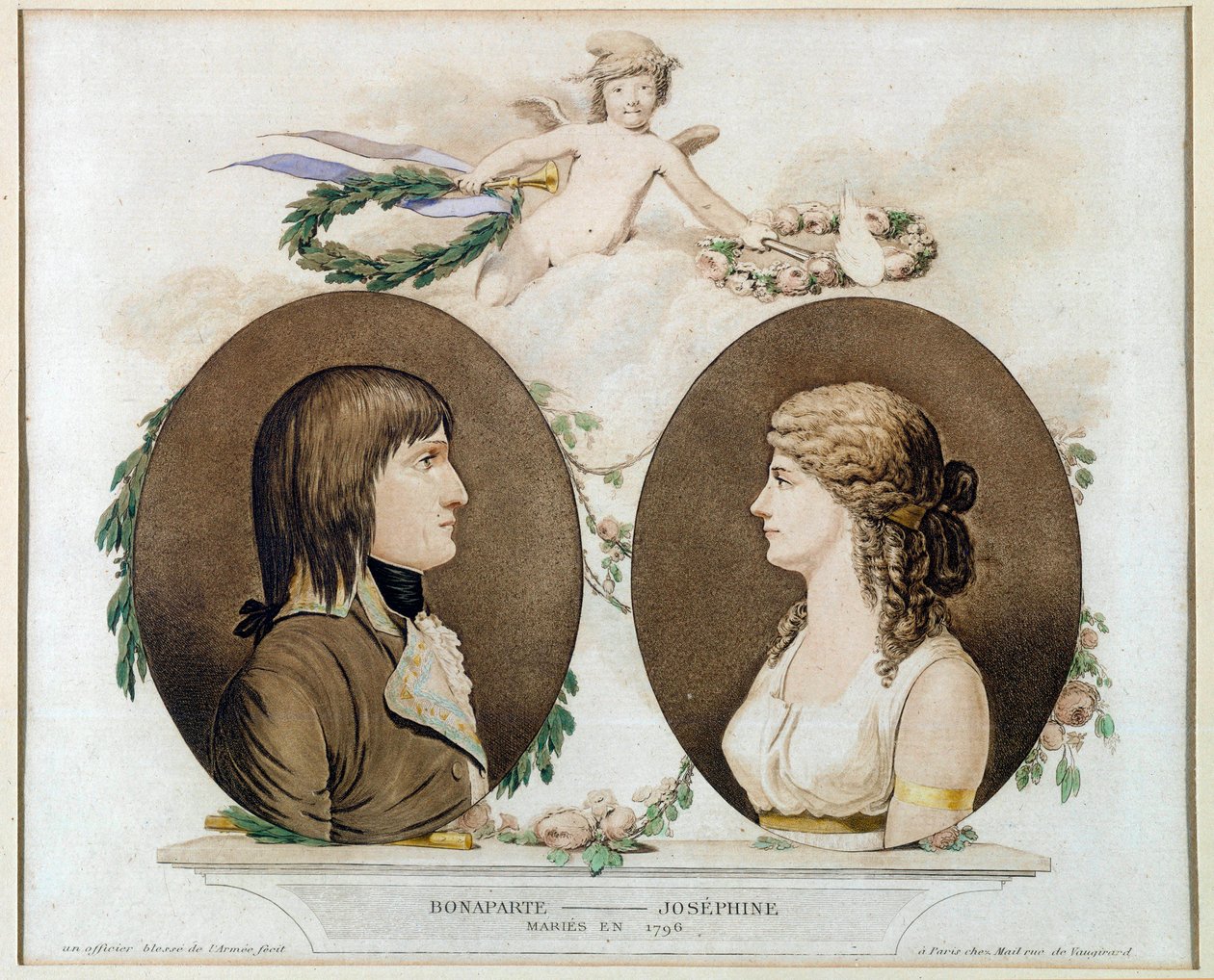 Muotokuvia Napoleon Bonapartesta (1769-1821) ja Josephine de Beauharnais