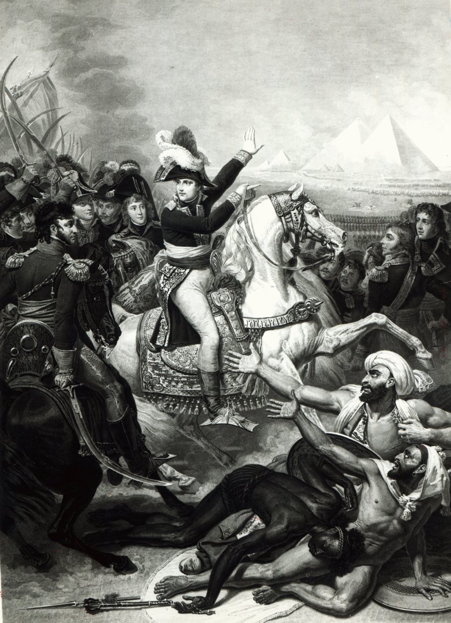 Napoleonin kuvaus Egyptin valloittajana tekijältä French School