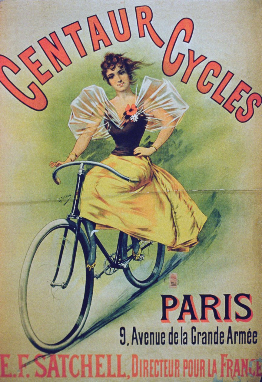 Julistemainos Centaur Cycles, Paris tekijältä French School