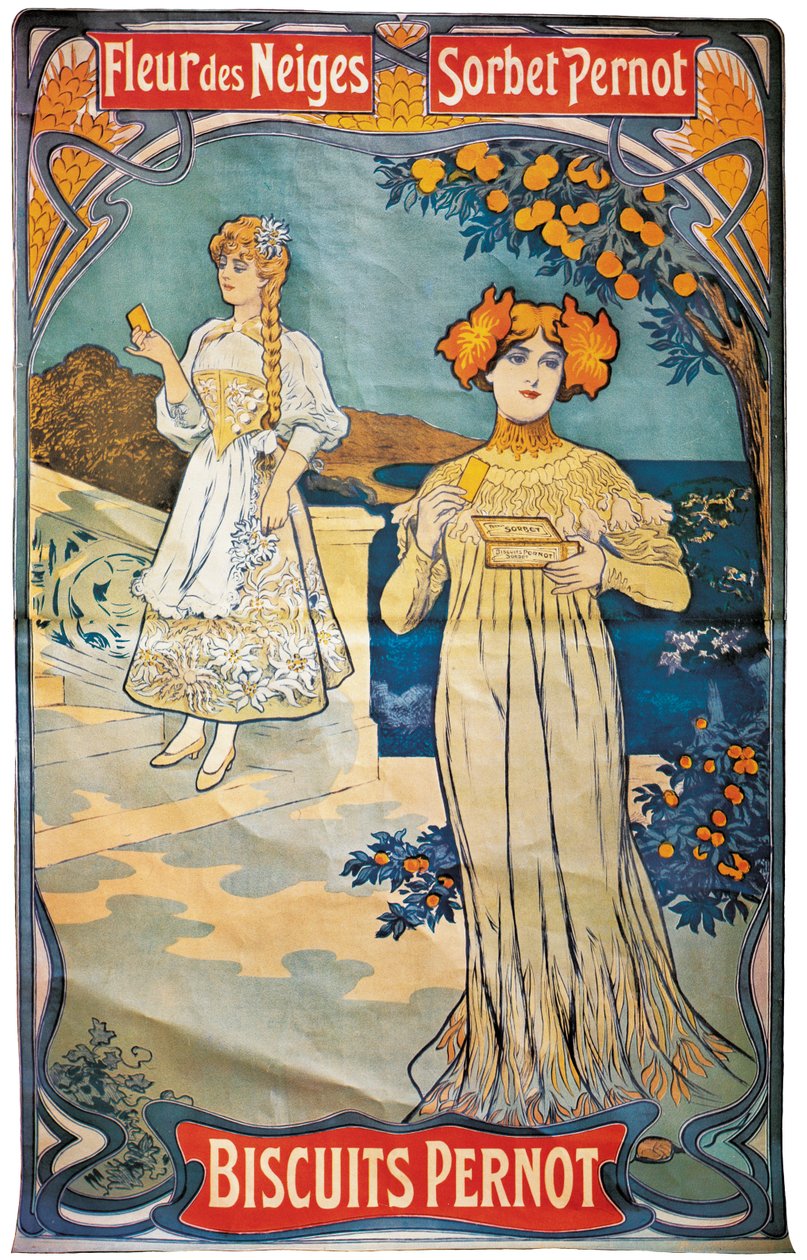 Pernod-keksejä mainosjuliste, 1897 tekijältä French School