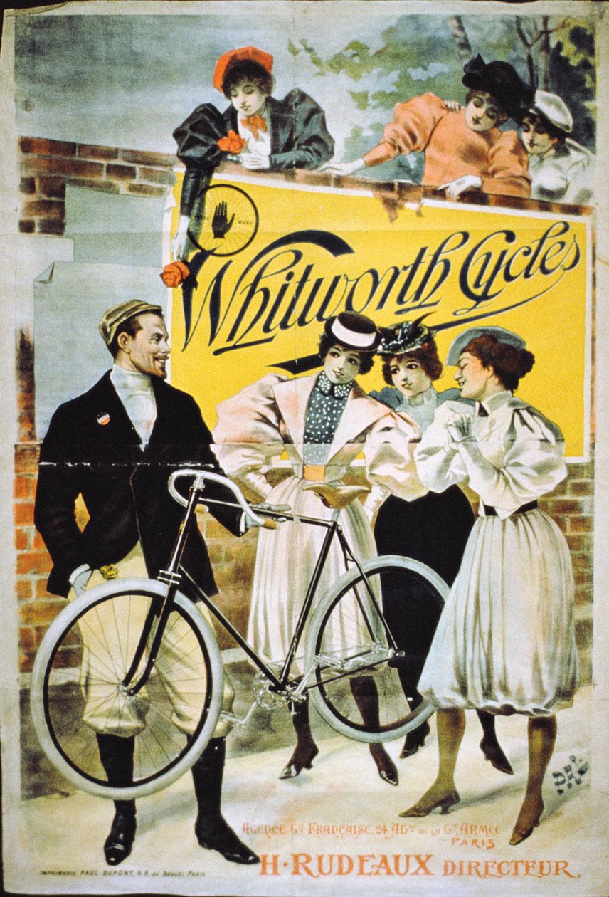 Julisteet Whitworth Cycles, Paris tekijältä French School
