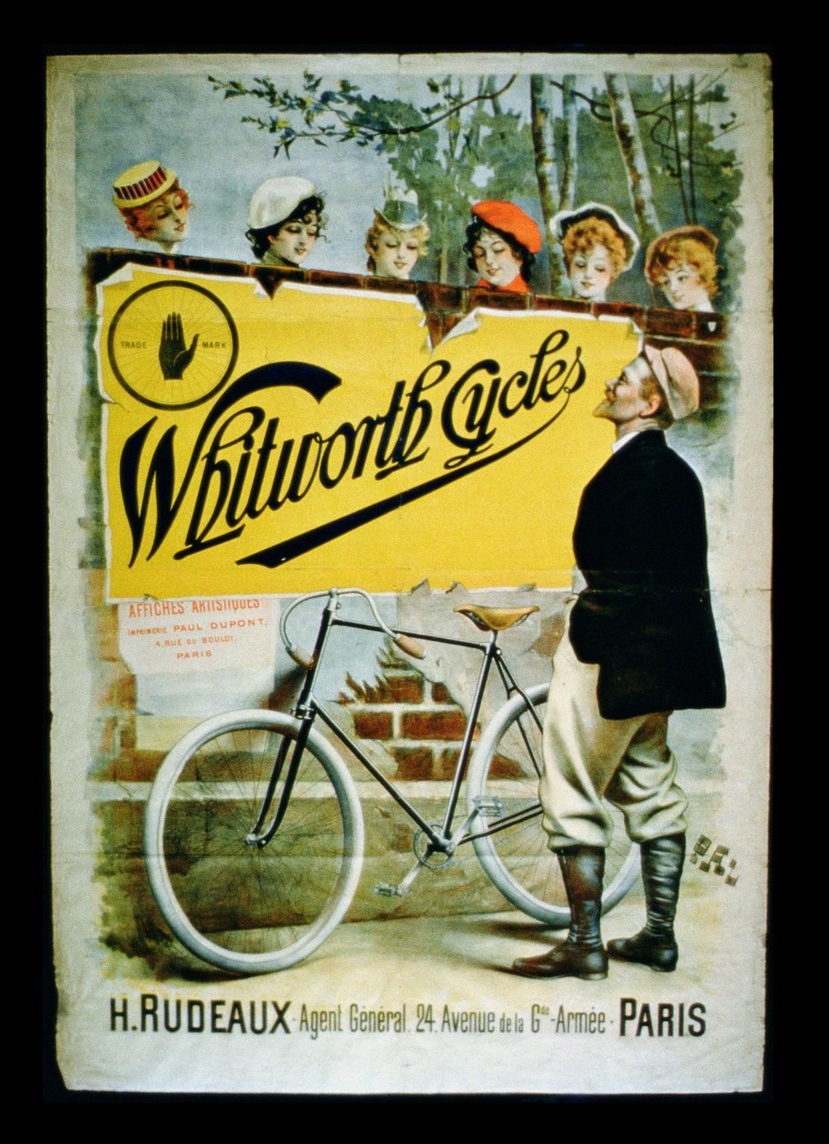 Julisteet Whitworth Cycles, Paris tekijältä French School