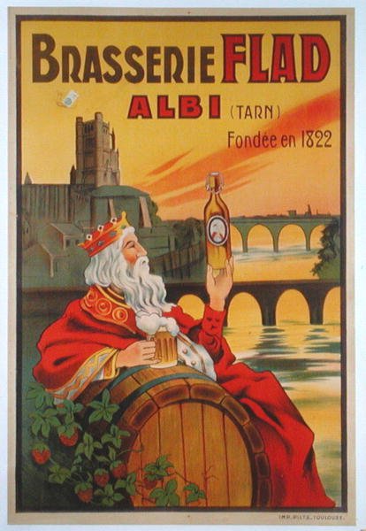 Albin Brasserie Fladin mainosjuliste tekijältä French School