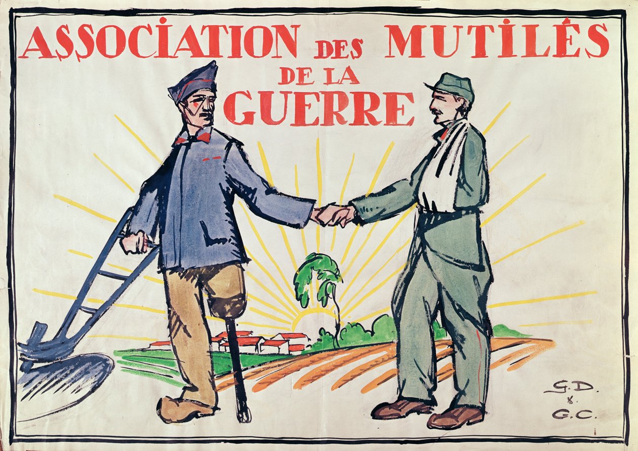 Association des Mutiles de la Guerren juliste, n. 1920 tekijältä French School