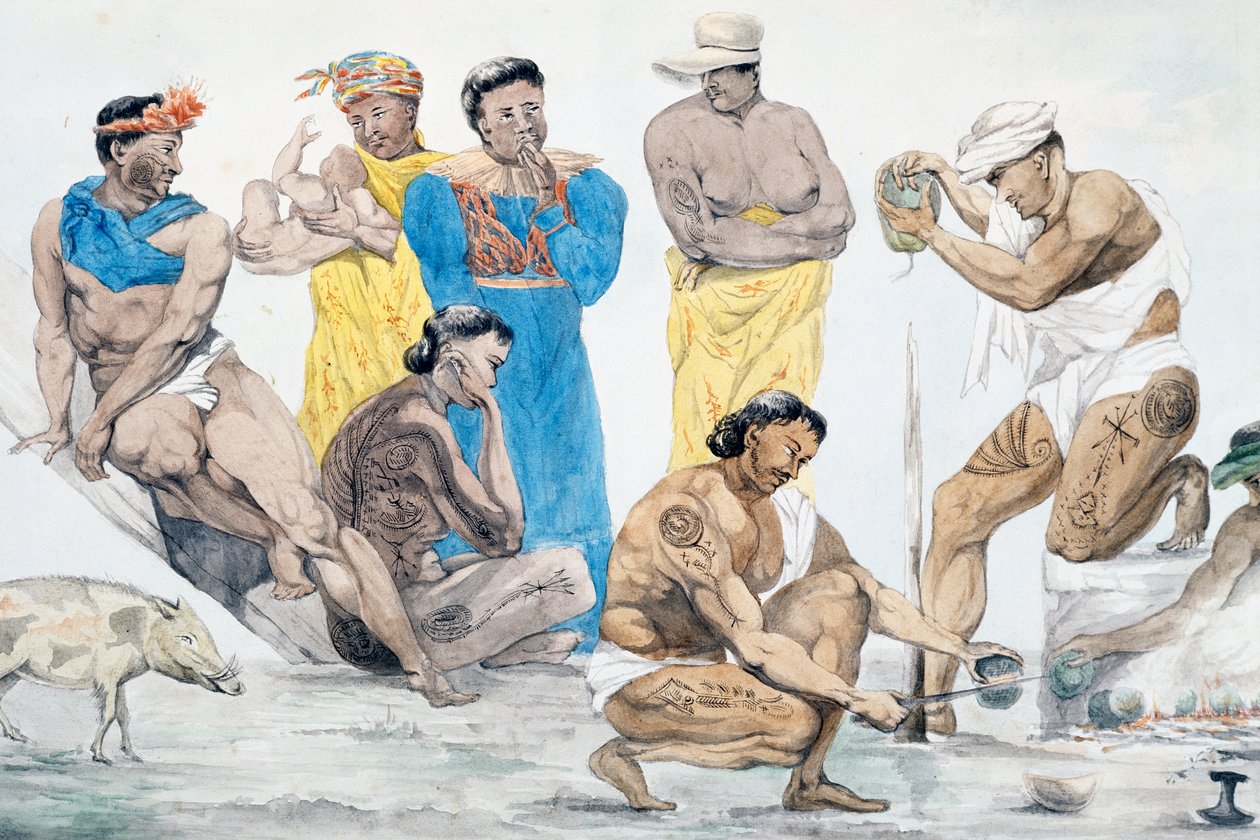 Aterian valmistus Tahitilla, 20. toukokuuta tekijältä French School