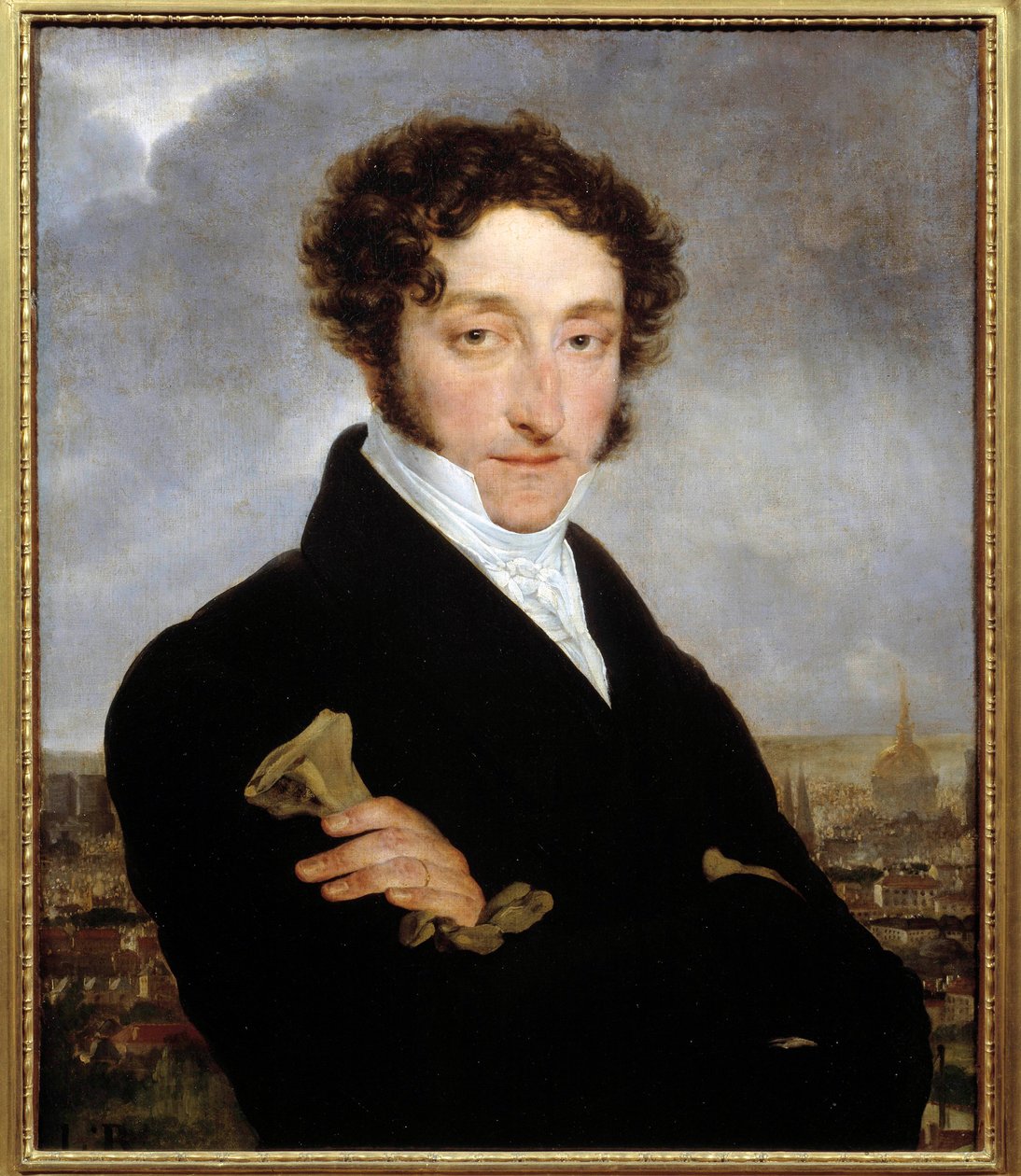 Olettaen muotokuva kirjainten miehen Charles Nodierista tekijältä French School